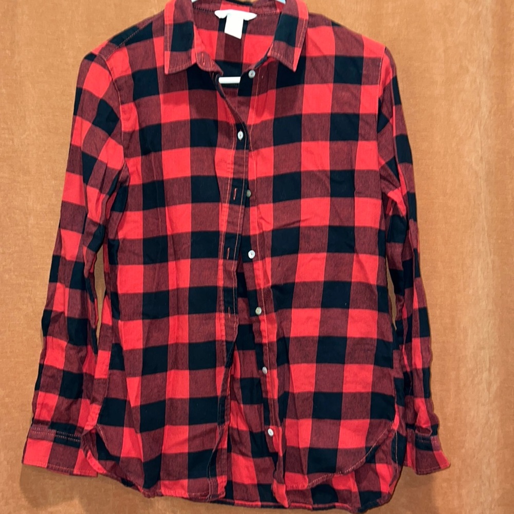 Buffalo Plaid button down shirt
